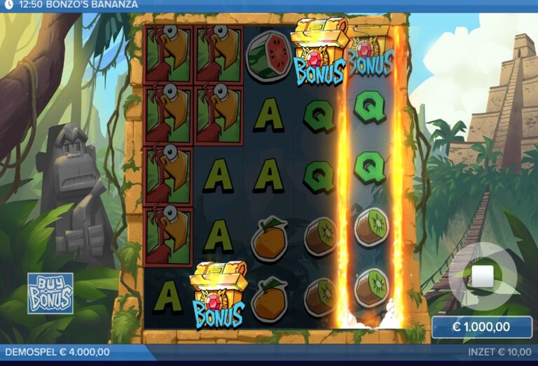 Screenshot 1 van Bonzo’s Bananza